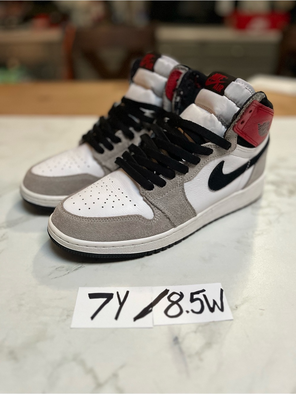 Nike Air Jordan 1 High OG  Sneakers White/Gray/Black/Red